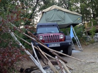 Germany (custom-built extra-wide roof tent)